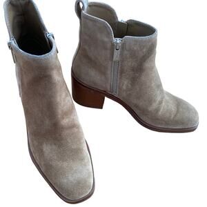 Phillip Lim Alexa Tan Suede Double Zip Bootie NWOT